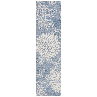 Abramina Hand Tufted Wool Floral Rug