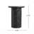 Jamison Outdoor Lightweight Concrete Side Table