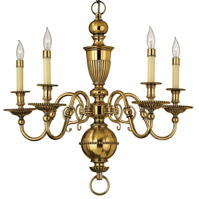 Cambridge 5-Light Candle Single Tier Chandelier
