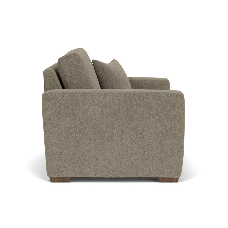 Fauteuil et demi de 51 po de largeur, Polypropylène grise / oléfine
