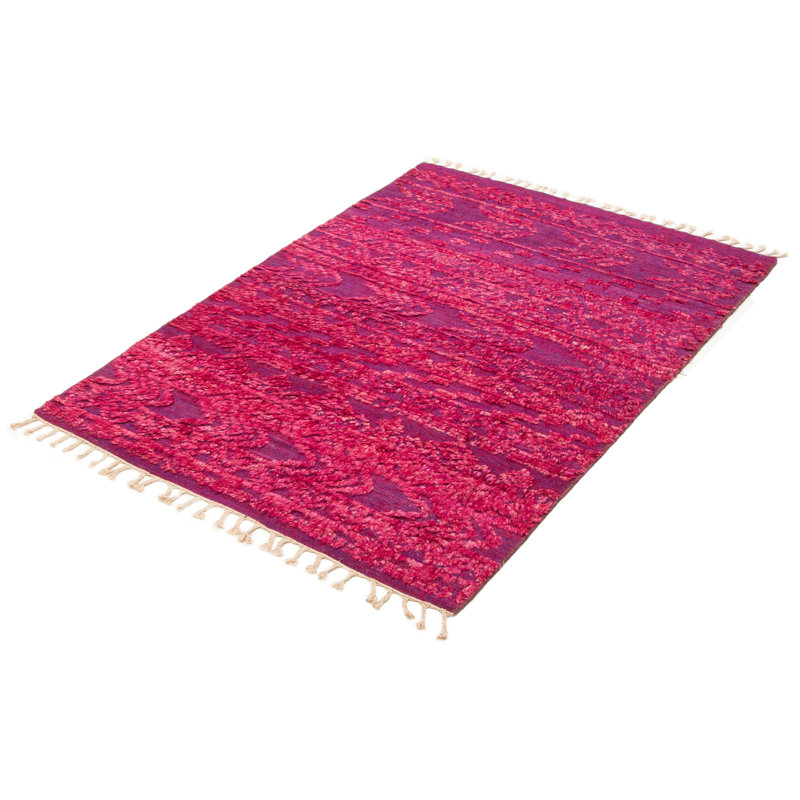 Tapis rose Tangier 5 pi 3 po x 7 pi 9 po
