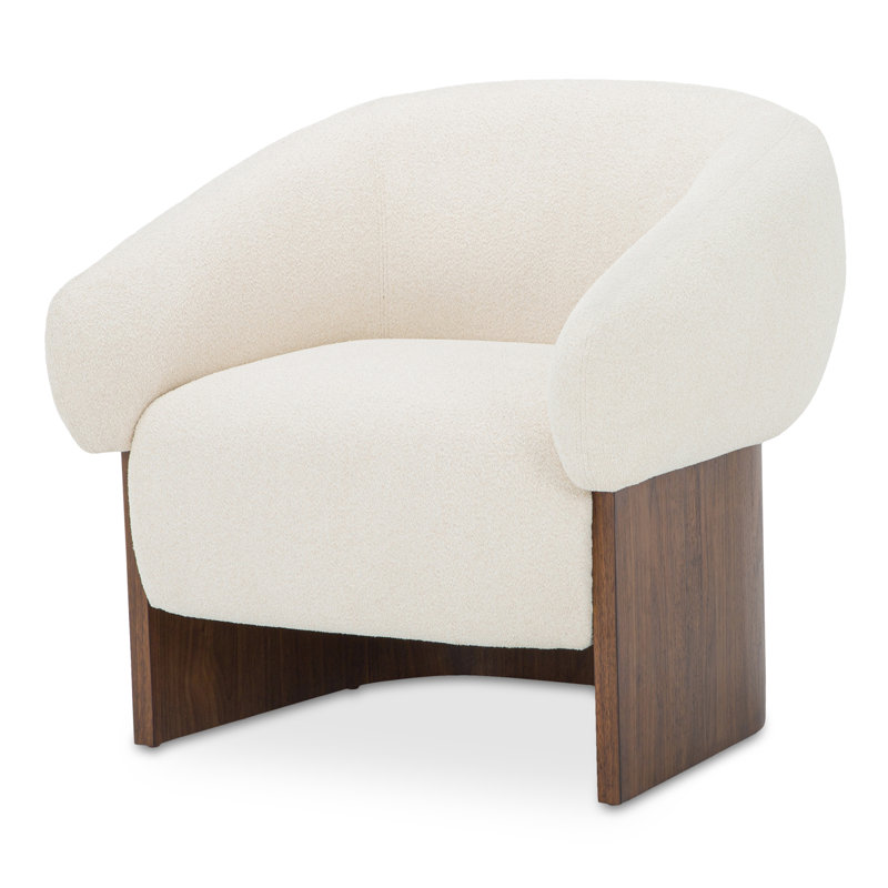 Otto Armchair, Cream Polyester