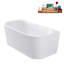 Baignoire autoportante 59 po avec plateau interne 59 po Streamline-101413375