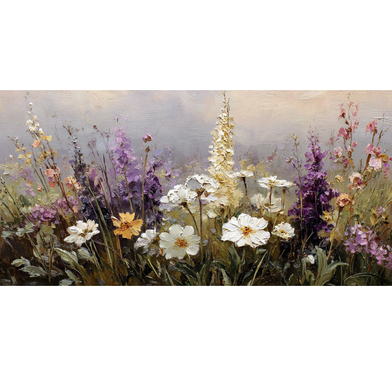 Art texturé sur toile texturée pré sauvage, H 20 po x l 40 po x P 1,5 po
