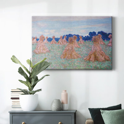 Haystacks at Giverny, 1894-Gallery Wrapped Canvas