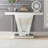 Sonakshi 47'' Glass Top Console Table