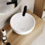 Bloom 43R Countertop (Vessel) Bathroom Sink in Glossy White