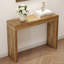 Table de bar 50 po Natural Wood Grain, sert de bureau, finition lisse, rangement pratique des tiroirs de deux pouces, surfaces sablées fines, étapes d'assemblage faciles