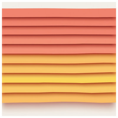 Red Yellow Horizontal Stripes Comforter