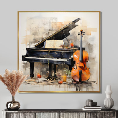 Mélodie musicale mélodique «Subdued» - musique, art mural