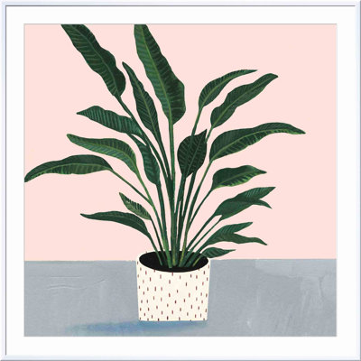 «Houseplant IV» par Victoria Borges - peinture encadrée