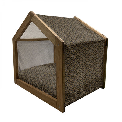 Wood Portable Dog House