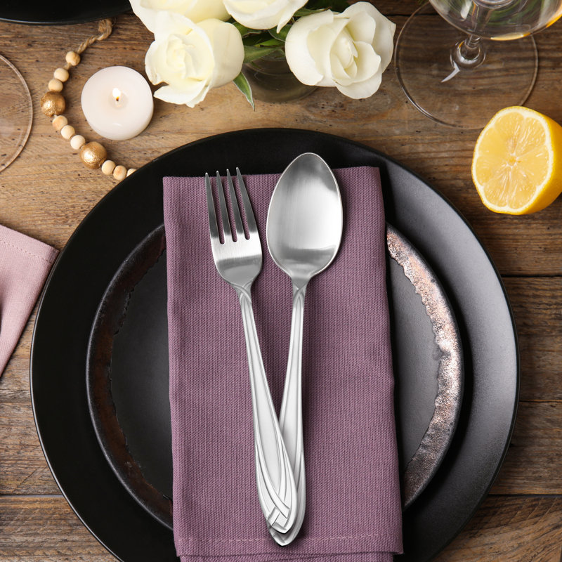 54 Piece Flatware Set, Service for 8