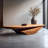 Design sense high-grade solid wood coffee table