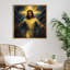 «Radiant Christ figure with Golden Light», reproduction d'art sur toile encadrée-594650882-594650940