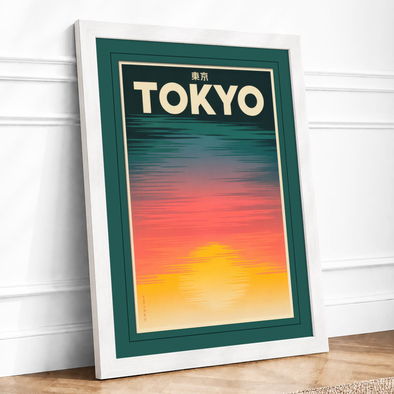 Postcard From Tokyo Vintage - Print, A3 - 42.0 x 29.7 cm, White
