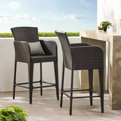 Noah 28" Patio Bar Stool by Latitude Run