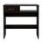 Vizcaya Office Set, Single Drawer, Keyboard Tray,Bookcase -Black