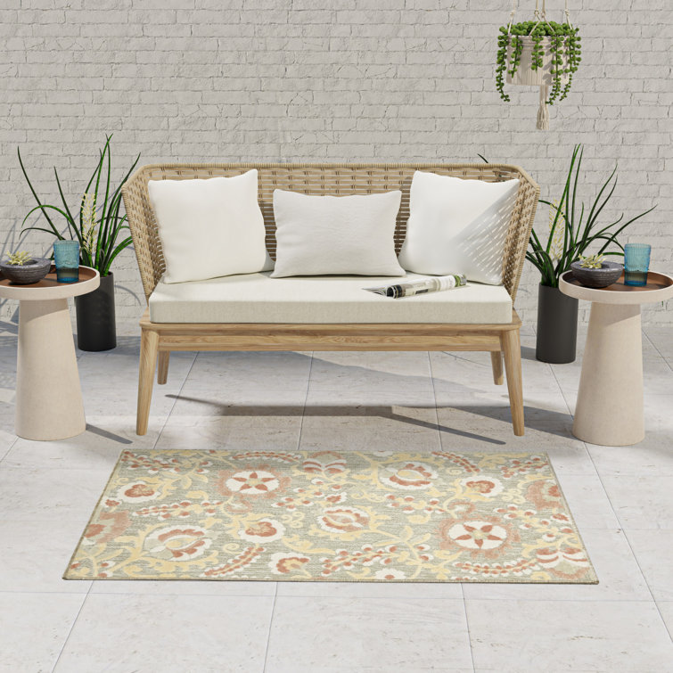 Gregori  Sage Rose Farmhouse Rug