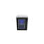 Module de réfrigérateur d'extérieur noir en acier inoxydable 80 po et 400 avec comptoirs et côtés en granite blanc Mont Alpi l 25 po x P 23 po x H 35 po + réfrigérateur à porte vitrée de 2,7 pieds cubes avec porte verrouillable + thermostat + 3 supports réglables + éclairage ambiant bleu