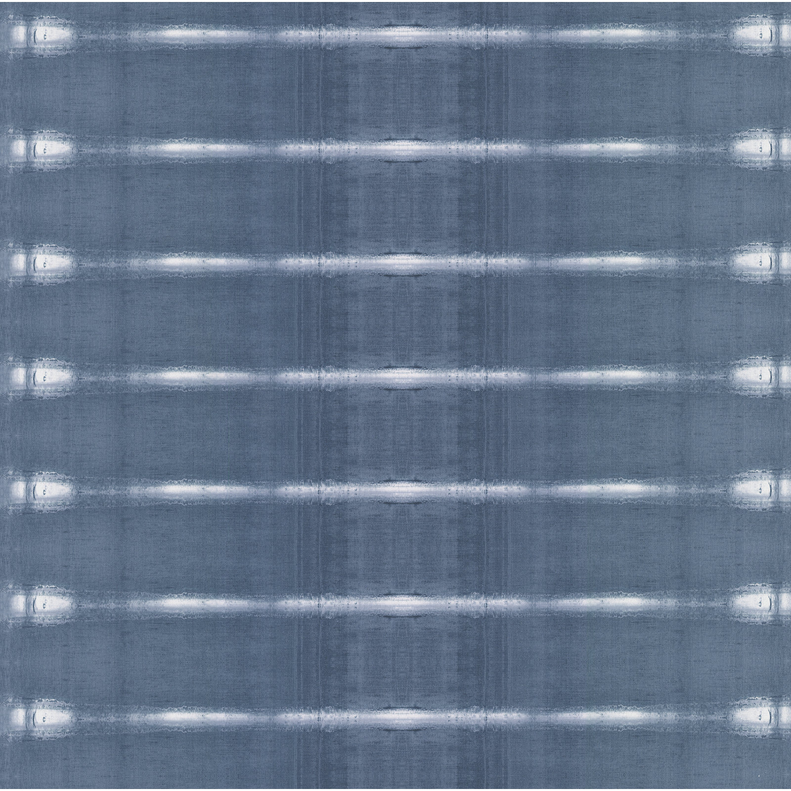 Unpasted Abstract Wallpaper, Indigo