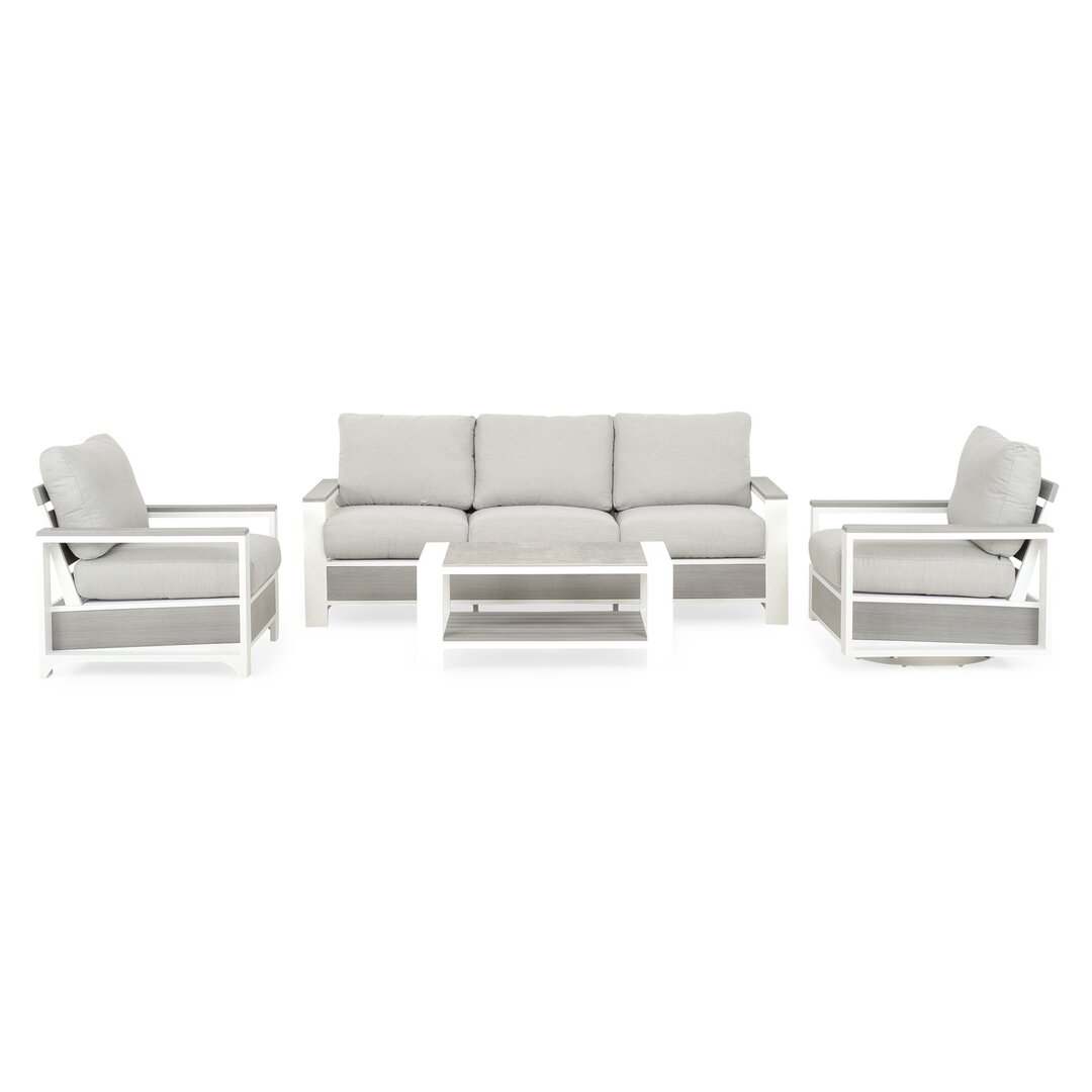 5-Sitzer Lounge-Set Fitchette mit Auflage