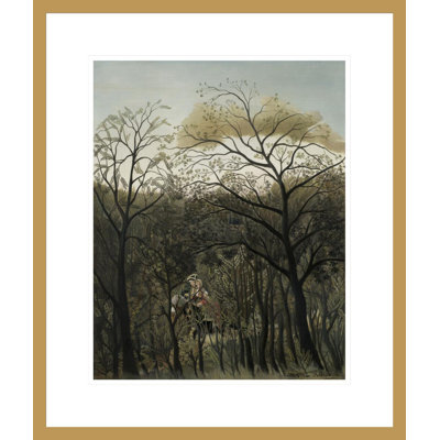 «Rendezvous in the Forest» par Henri Rousseau, impression giclée encadrée