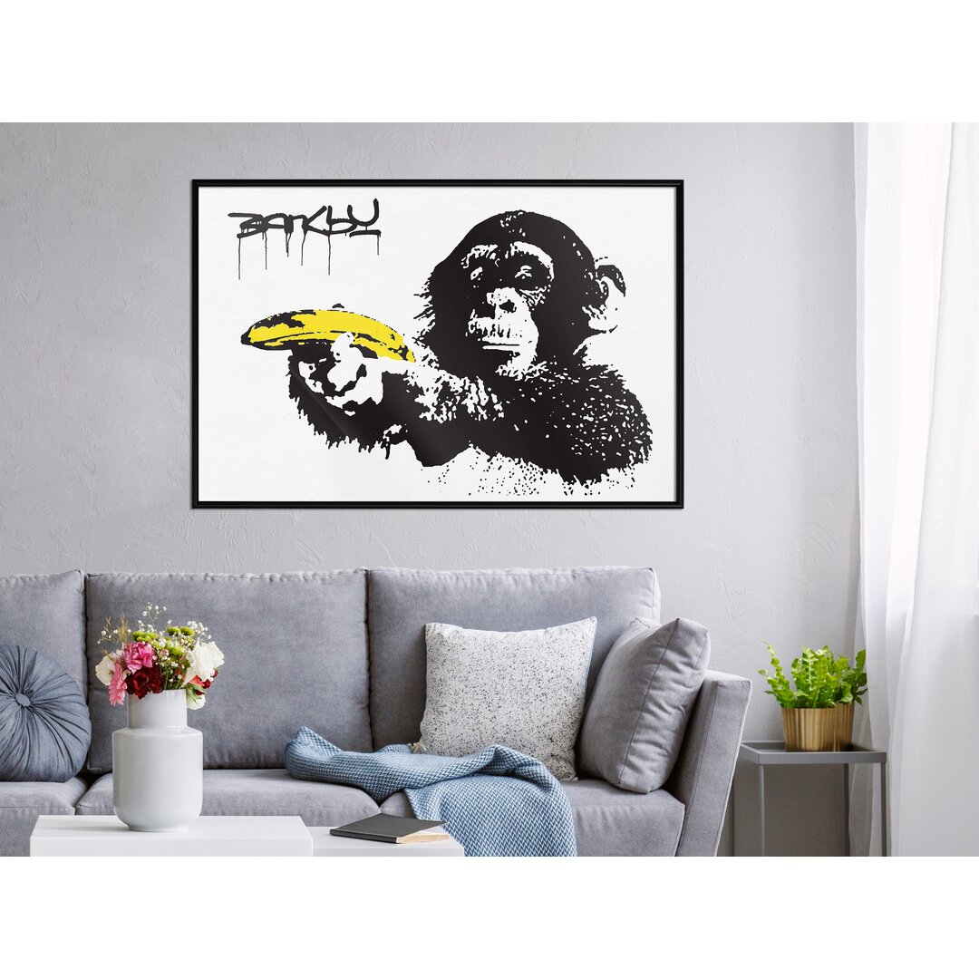 Gerahmter Grafikdruck Banksy: Banana Gun I