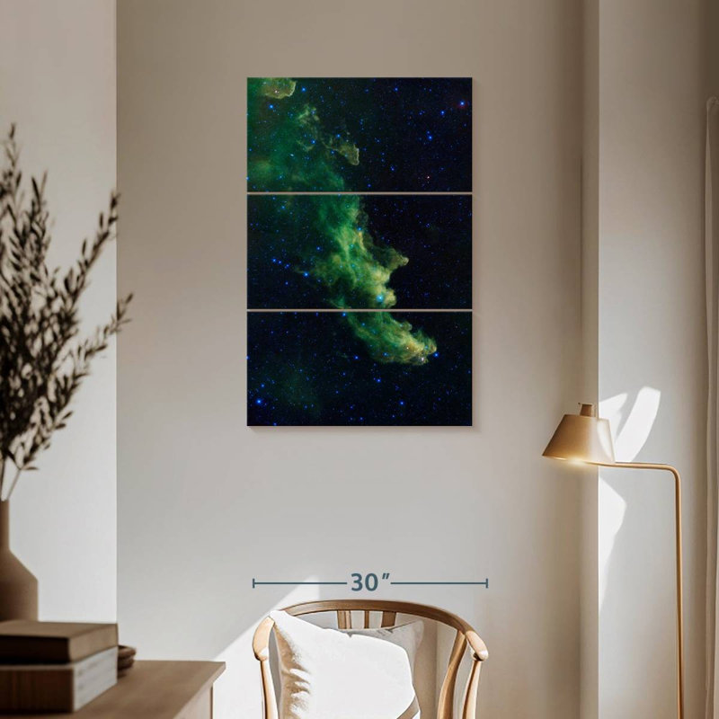 Oberle Witch Head Nebula, 57" H x 36" W
