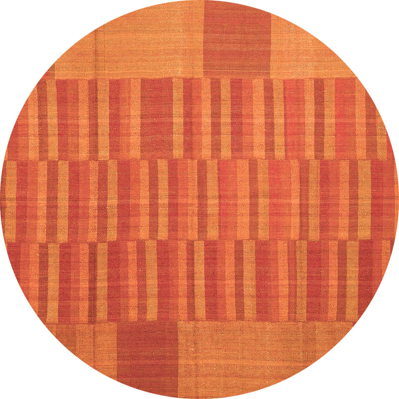 Bardon Abstract Indoor Rug, Round 5'