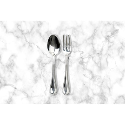 Perla 2 Piece Stainless Steel Hostess Set