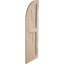 Timberthane deux panneaux plats égaux avec quarts de rideaux en faux arche (par paire)-64351047-64351036-64351048
