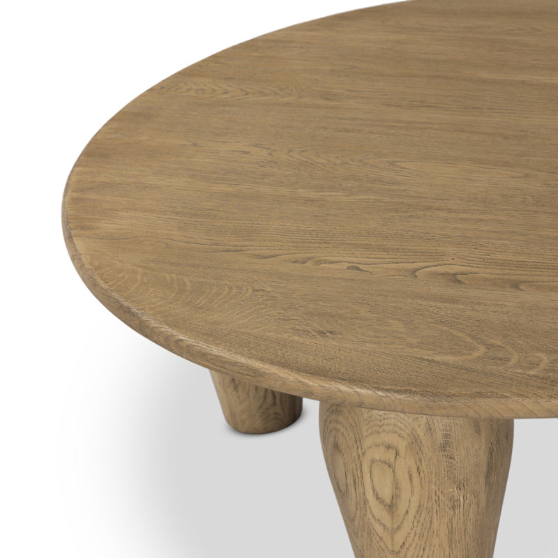 Maricopa Solid Wood Coffee Table, Medium Brown, 16" H x 38" L x 38" W