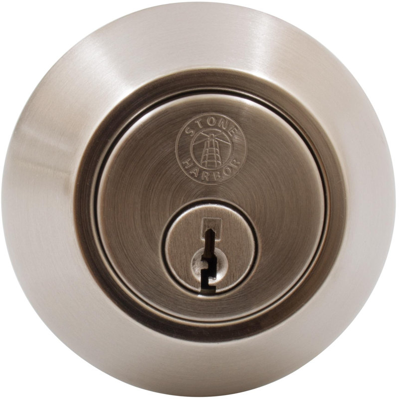 Verrou cylindrique simple, Nickel satiné