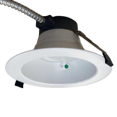 E2 LIGHTING Architectural LED Downlight with Emergency Battery Backup | 6" | Wattage Tunable 16/20/24W | 0-10V Dimmable | 5CCT Tunable