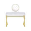 Bureau de meuble-lavabo avec miroir et plateau à bijoux Coleen