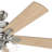 52" Crestfield 5 - Blade Modern Farmhouse Indoor Ceiling Fan with Light and Pull Chains-32727861