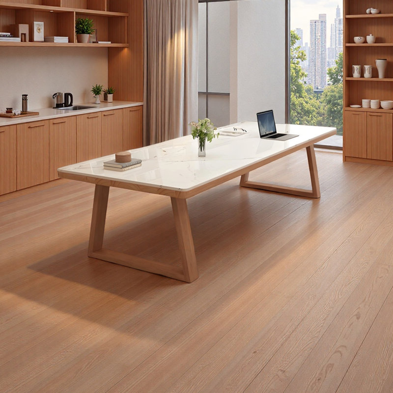 Table de salle à manger spacieuse haut de gamme, H 29,52 po x L 70,86 po x l 31,49 po