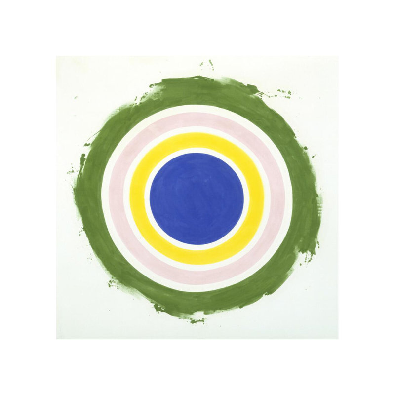 Half by Kenneth Noland - Giclee Print, 28" H x 22" W