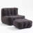 chair for adults and children, super soft lazy sofa chair with memory foam and ottoman-1006009931