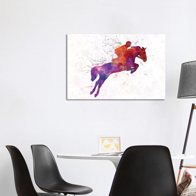 Horse Show I 1 Piece Wrapped Canvas Painting