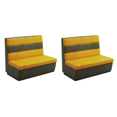 Banc rembourré en similicuir Bakery Burger Shop
