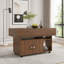 Table pliante de 47 pouces avec tablettes et roulettes de rangement - Conception multifonctionnelle compacte-988092335