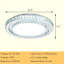 Lustre moderne à DEL en cristal 31,4 "à intensité variable-939886499