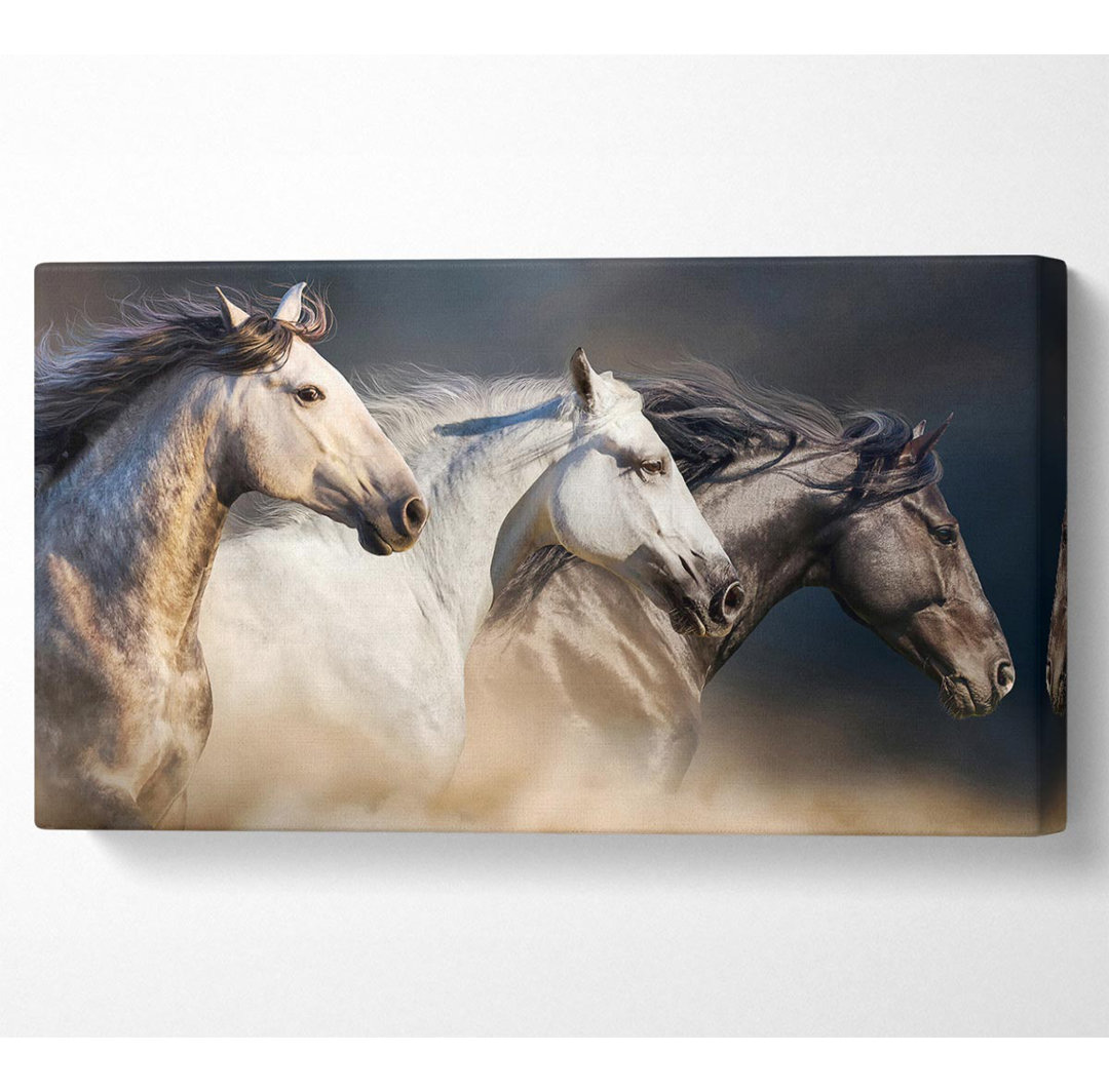 Vaucher Wild Horse Trio - Kunstdrucke auf Leinwand