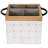 Metal Square Flatware Caddy