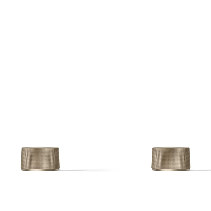 Components™ Bathroom Sink Handles with Oyl Design, Vibrant Brushed Bronze