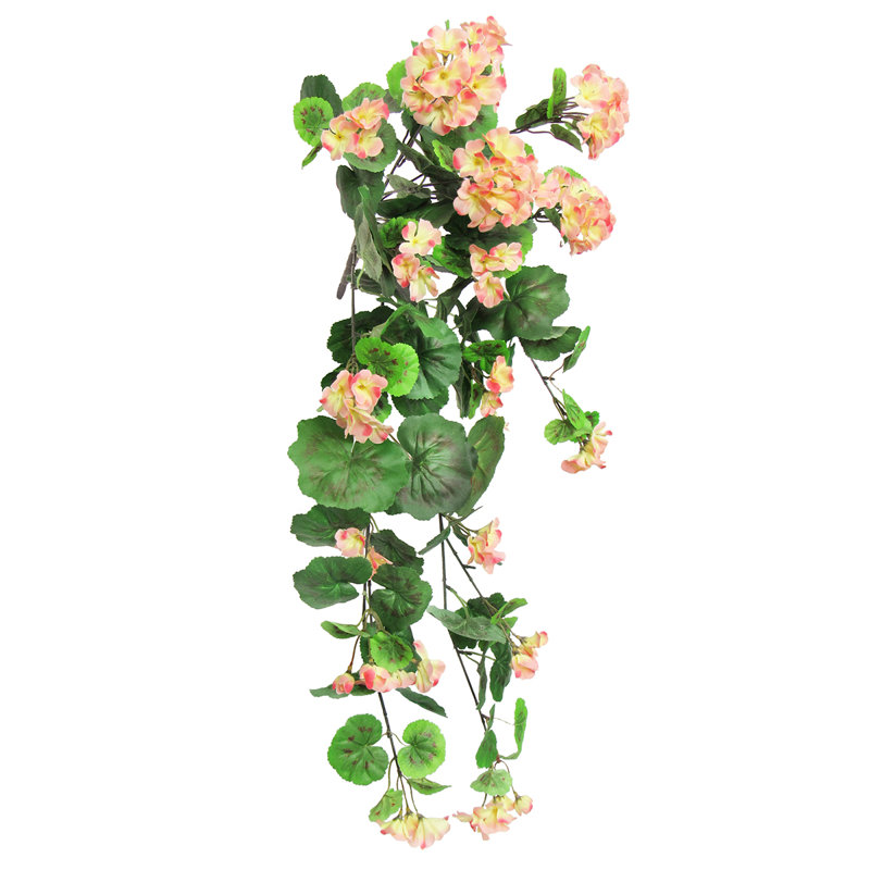 Geranium Arrangement, Peach/Green