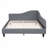 L-Shaped Linen Daybed,with Solid Wood Legs-557255410-557255409