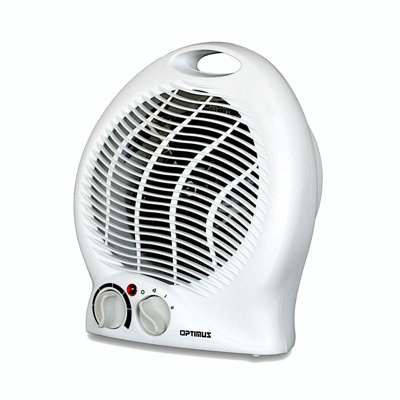Optimus Enterprise, Inc. 1500 Watt 5118 BTU Electric Compact Space Heater with Adjustable Thermostat